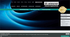 Desktop Screenshot of drwiesner.de